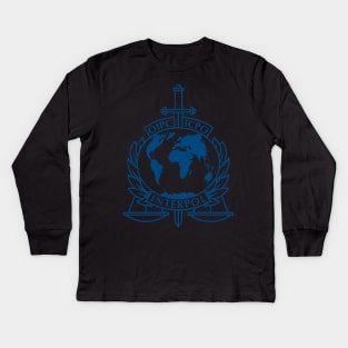 INTERPOL International Criminal Police Organization Kids Long Sleeve T-Shirt